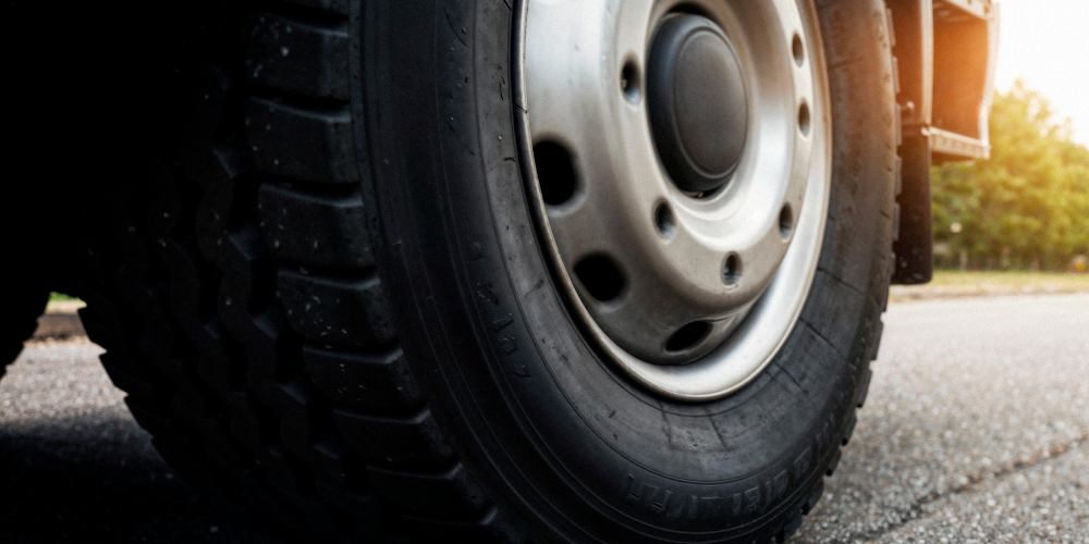 rodízio de pneus no caminhão